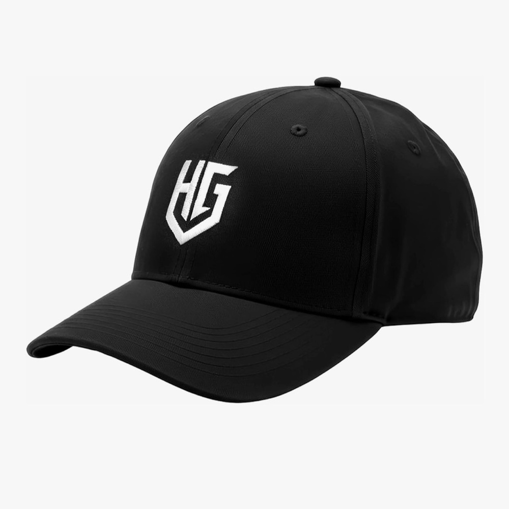 Unisex Adjustable Baseball Cap in Black
